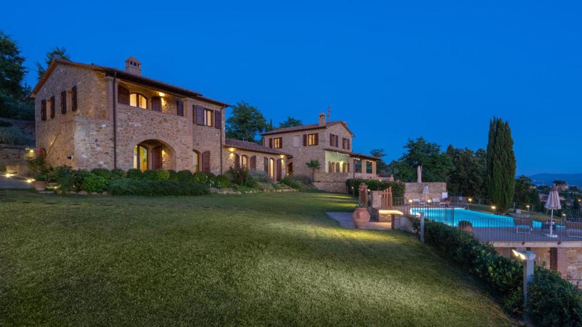 Апартаменты Casale Con Vista Colline Вольтерра Экстерьер фото